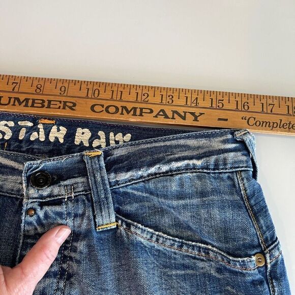 G-STAR Raw Original Blue Denim Relaxed Fit Distressed Cotton Jeans Size 32x32 - Picture 8 of 10